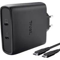 Trust Maxo USB-laddare 100 W PPS, Power Delivery 3.0 Svart Inomhus GaN