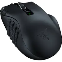 Razer Naga V2 HyperSpeed Ergonomisk gamingmus Bluetooth, Trådlös Optisk Svart 21 Knappar 30000 dpi Ergonomisk