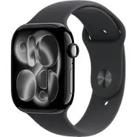 Apple Watch Series 11 46mm Aluminium med Sport Band M/L - Svart