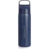 LifeStraw Go Aegean Sea GOST-530ML-SEA Stainless Steel, water bottle with 2-stage filter, 530 ml