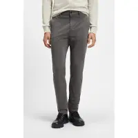 BOSS Satin Chino Antracit Grå Storlek W 33