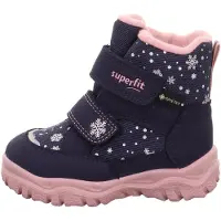 Superfit Snöboots 'Husky 1' marinblå / rosa / vit