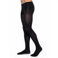 Glamory Långkalsong 'Microman 100 Microfaser Herrenstrumpfhose' svart