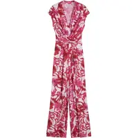 Bonprix Jumpsuit rosa / röd / vit