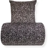 Nordstrand Sängkläder 140x200 cm - 100% bomull - Leopardmönster