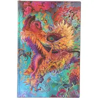 Humming Dragon (Android Jones Collection) Maxi Dot-Grid Softcover Flexi Journal (Elastic Band Closure)