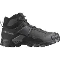 Salomon - Vandringsskor herr - X Ultra 5 Mid Wide GTX M Black / Asphalt / Castlerock för Unisex - Storlek 42 - Svart