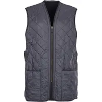 Barbour - Jackor - Polarquilt Waistcoat/Zip-In Liner Navy för Unisex - Storlek L - Marinblå