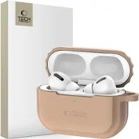 Tech-Protect silikonrepskydd för Apple AirPods Pro 1/2 CAFE LATTE