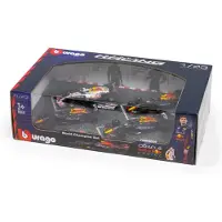 Bburago 78515 F1 Red Bull Verstappen &amp; Perez 1:43 Modellbil Byggsats 4 Enheter