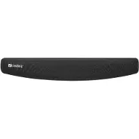 Sandberg Handledsstöd för tangentbord 48cm | Memory Foam | svart