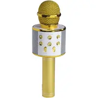 Denver Karaoke-mikrofon Bluetooth Inbyggd högtalare KMS-20GO Guld