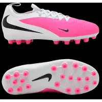 Nike Phantom 6 Academy Low Cut Mg Breakout - Vit/svart/rosa Barn - Multi Ground (Mg), storlek 35