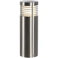 SLV Vap Slim 30 sockellampa i stål VAP, Aluminium / grå / zink, Rostfritt stål, Modern, Utomhuslampa