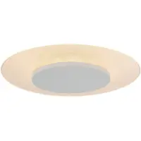 Steinhauer LED taklampa Birma, dimbar, Vitt / opal, Vardagsrum / matsal, Syntetmaterial, Modern, LED-taklampa