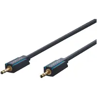 ClickTronic 3m MP3 Audio, 3.5mm, Hanstik, 3.5mm, Hanstik, 3 m, Blå