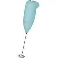 Clatronic MS 3089, Handhållen elektrisk mjölkskummare, Grön, Mintfärgad, Rostfritt stål, CE, Batteri, AA