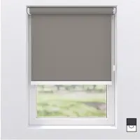 MotionBlinds trådlös elektrisk blackout-rullgardin 150x190 cm - grå