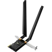 TP-LINK Archer TXE72E, Intern, Kabel, PCI Express, WLAN / Bluetooth, 2402 Mbit/s, Svart