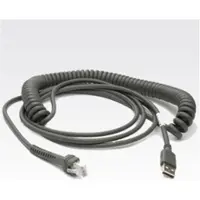 Zebra - USB-kabel - USB - 2.7 m - lindad - för Symbol LS2208, LS4208, LS4278 Zebra VC80X