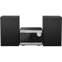 Panasonic SC-PM272, Hemmaljud mikrosystem, Silver, 1 diskar, 20 W, 1-vägs, 10 cm