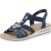 Rieker Sandal marinblå / pärlvit