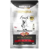 Biofeed Euphoria Fresh Hundfoder För Vuxna Fläsk Och Nötkött Xs/s 500 G