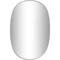 vidaXL Väggspegel silver 60x40 cm