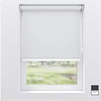 MotionBlinds trådlös elektrisk blackout-rullgardin 80x190 cm - vit