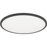 Eglo connect Smart taklampa Sarsina-Z, dimbar, Svart, Vardagsrum / matsal, Aluminium / grå / zink, Modern, Smarta hem taklampa