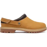 Timberland för kvinnor. TB0A2PSB7541 Träskor i Premium läder brun (36 W), Hud, Karta, Kardborreband, Casual