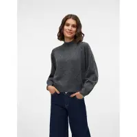 Vero Moda Tröja 'Leaf' mörkgrå