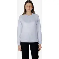 Armani Exchange för kvinnor. XW000826AF13397U0002 Crewneck-sweatshirt med vit logotyp (XS), Casual, Deportivo, Multisport, Viskos