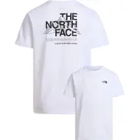 The North Face - T-shirts - M Mountain Sketch Regular Short Sleeve TNF White för UnisexBomull - Storlek XL - Vit