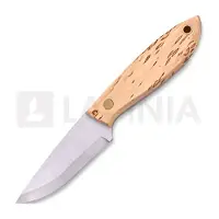 Brisa Bobtail 80 kniv, curly birch, scandi