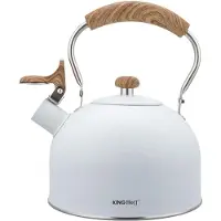 King Hoff KingHoff vattenkokare med visselpipa vit 2,5 l (KH-1860)