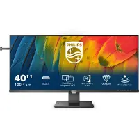 Philips 40" 5000 Series 40B1U5600 - 3440x1440 (UWQHD) - 120Hz - IPS - 100W USB-C - KVM switch *DEMO*