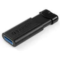 Verbatim Pin Stripe 3.0 USB-minne 64 GB Svart 49318 USB 3.2 Gen 1