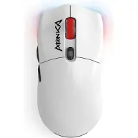 Monka Mouse Wireless mouse, MONKA G995W, white, optical, 26000DPI