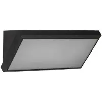 LINDBY Utomhusbelysning , Abby, Svart, Balkong, Plast, Modern