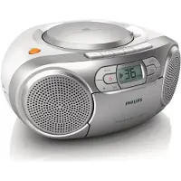 Philips AZ127 - Boombox - 2 Watt - silver