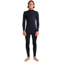 Quiksilver E Session 4/3 Mm Långärmad Neopren Våtdräkt Med Bröst Blixtlås