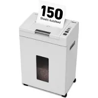 Ideal Office Shredcat 8291 CC Dokumentförstörare 150 ark Partikelsnitt 4 x 10 mm P-4 21 l Strimlar också Gem, Kreditkort