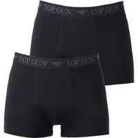 Mil-Tec Top Gun Boxershorts 2-pack - Svart (Storlek: Large)