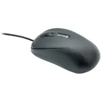 Terra Mouse 1500 Corded WiFi mus Sladd Svart 3 Knappar 1000 dpi