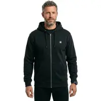 Element Icon Rain Hoodie med Dragkedja flint black, XL