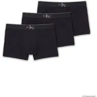 Calvin Klein Lv00nb4472 Trunk Boxers 3 Enheter
