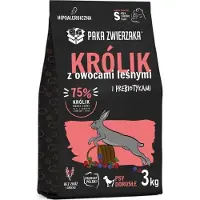 Paka Zwierzaka Hundfoder S Med Kanin Och Skogsbär 3kg