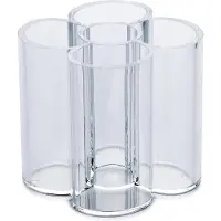 MAUL Pennställ transparent akryl fem fack |