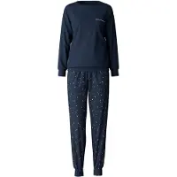 Calida Pyjamas marinblå / vit